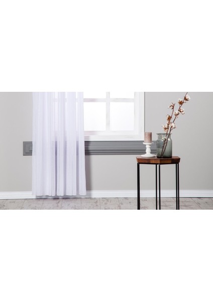 Keten Folded Tül Beyaz Pilesiz 300X260 cm fiyatları