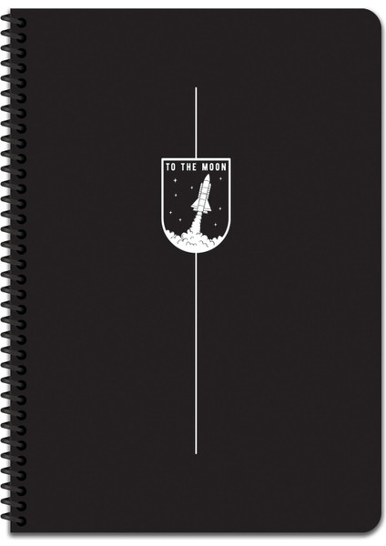 A4 Kareli Defter Uzay - To The Moon