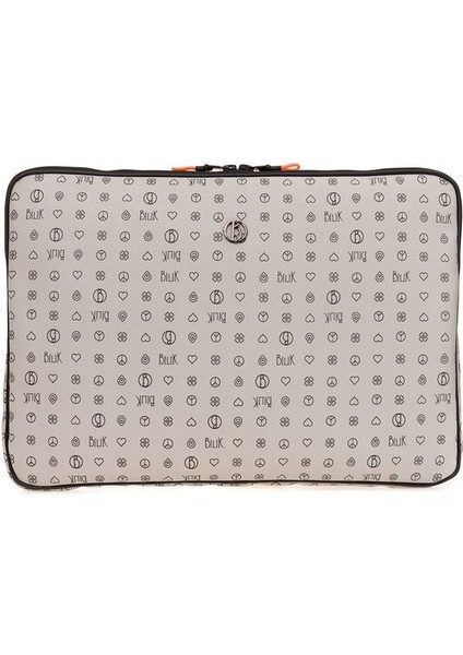 Monogram Gri Unisex Laptop & Evrak Çantası Blkor Laptop-Mn