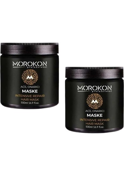 Acil Onarıcı Saç Maskesi / 500 ml - 2 Adet