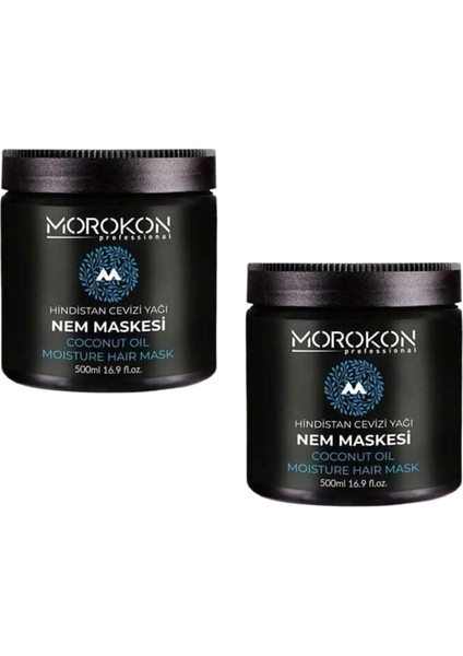 Hindistan Cevizi Yağı Nem Maskesi / 500 ml - 2 Adet