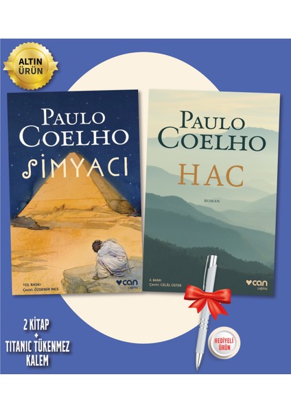 Simyacı - Hac (Paulo Coelho) - 2 Kitap + Titanic Tükenmez Kalem