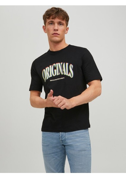 Joreuphorı Tee Ss Crew Neck Tg Siyah Erkek T-Shirt 12232256-Black