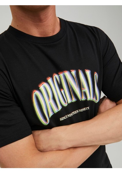 Joreuphorı Tee Ss Crew Neck Tg Siyah Erkek T-Shirt 12232256-Black fırsatları