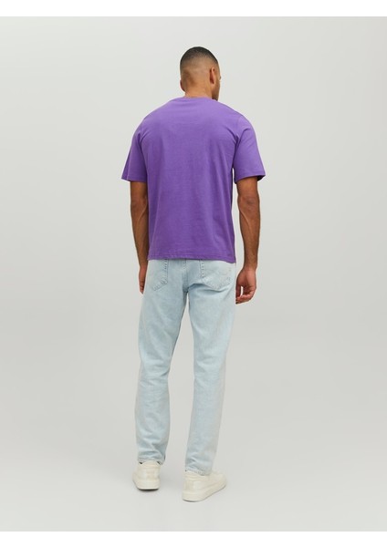 Joreuphorı Tee Ss Crew Neck Tg Mor Erkek T-Shirt 12232256-Deep indirimleri