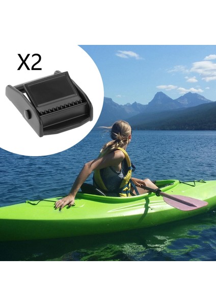 Kaydırıcı Kayık Dokuma Tokası Alüminyum Alaşım Siyah 2 Parça (Yurt Dışından) modelleri