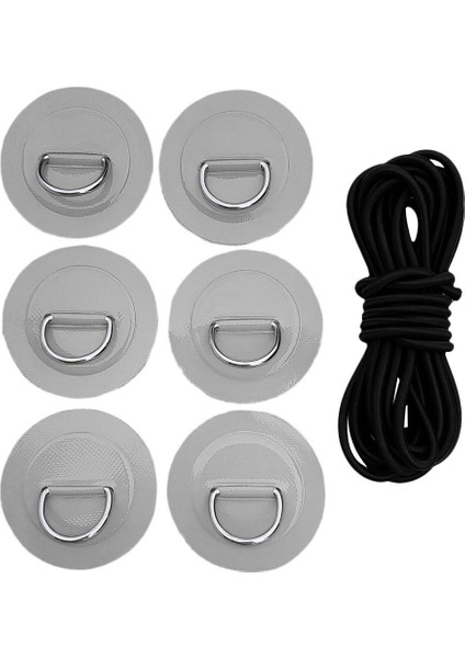 Heavy Distric D-Ring Pad Patch Kayak Kano Teknesi Için Elastik Halat Gri (Yurt Dışından) fiyatları