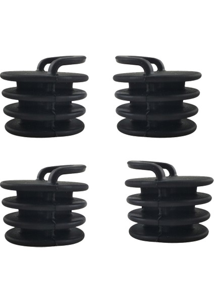 10 Parça 37MM Kayak Kano Scupper Durdurucu Tahliye Buzağı Deliği BLACK05 (Yurt Dışından)