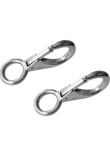 (2 Adet Paket) Sabit Göz Tekne Çırpı Kancası - Eyel Snap Kanca Klipsli, (Yurt Dışından) indirimleri