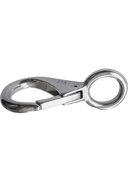 316 Paslanmaz Çelik Karabiner Bahar Snap Hook Yelken Tekneler Için Şezlonlu (Yurt Dışından) modelleri