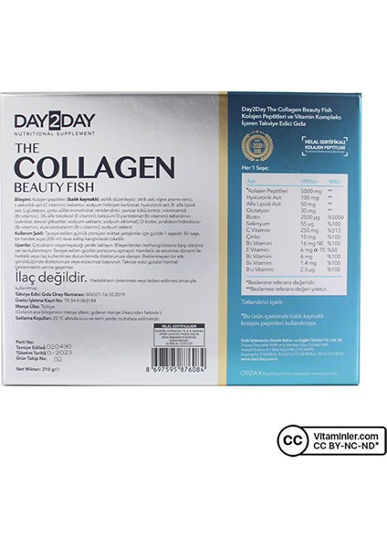 Day2day Collagen Beauty Fish 30 Saşe