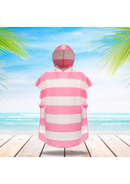 Mikrofiber Surf Beach Wetsuit Değiştiren Havlu Banyosu Cobe Poncho Hood, Pembe (Yurt Dışından) indirimleri
