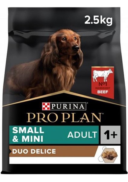 Duo Delice Small Mini Biftekli 2.5 kg Küçük Irk Yetişkin Köpek Maması