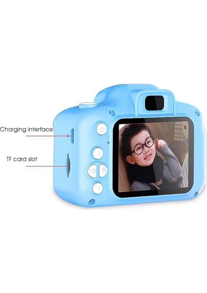 Mini Eğitici Çocuk Dijital Fotoğraf Makinesi 5 Adet Oyun+Video+Fotoğraf Çekimi Cmr9