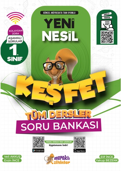 1. Sınıf Yeni Nesil Keşfet Tüm Dersler Soru Bankası