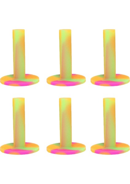 6pcs Kauçuk Golf Tees Golf Ball Tee Uygulama ve Sürüş Aralığı Paspasları 3 Boyutu 70MM (Yurt Dışından) fiyatları