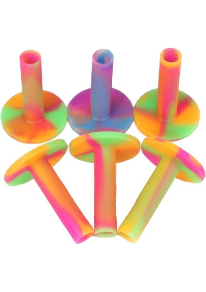 6pcs Kauçuk Golf Tees Golf Ball Tee Uygulama ve Sürüş Aralığı Paspasları 3 Boyutu 70MM (Yurt Dışından) modelleri