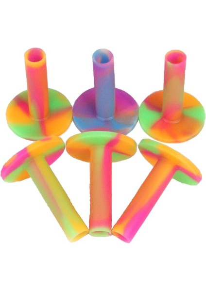 6pcs Kauçuk Golf Tees Golf Ball Tee Uygulama ve Sürüş Aralığı Paspasları 3 Boyutu 70MM (Yurt Dışından) fırsatları