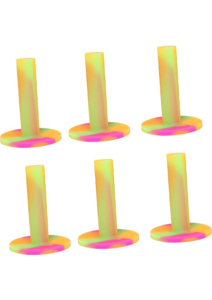 6pcs Kauçuk Golf Tees Golf Ball Tee Uygulama ve Sürüş Aralığı Paspasları 3 Boyutu 70MM (Yurt Dışından) indirimleri