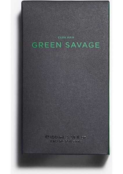 ZARA MAN GREEN SAVAGE EDT 100 ML ERKEK PARFÜM