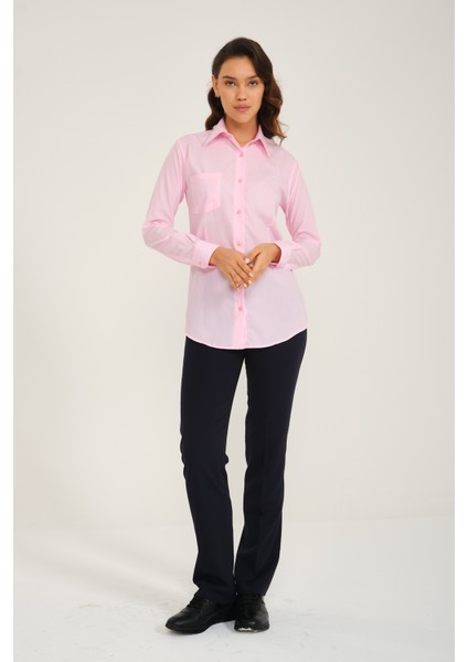 Pembe Klasik Gömlek