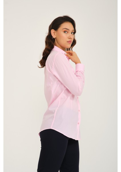 Pembe Klasik Gömlek