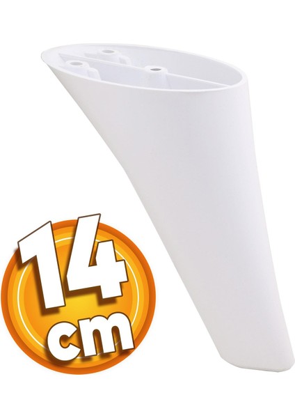 Napoli Lüks 14 Cm Beyaz Mobilya Kanepe Tv Ünitesi Komidin Komodin Berjer Koltuk Ayağı Ayakları