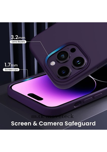 iPhone 12 Pro Max Kılıf Magsafe Wireless Şarj Özellikli Sıvı Jel Lansman Renkli Silikon