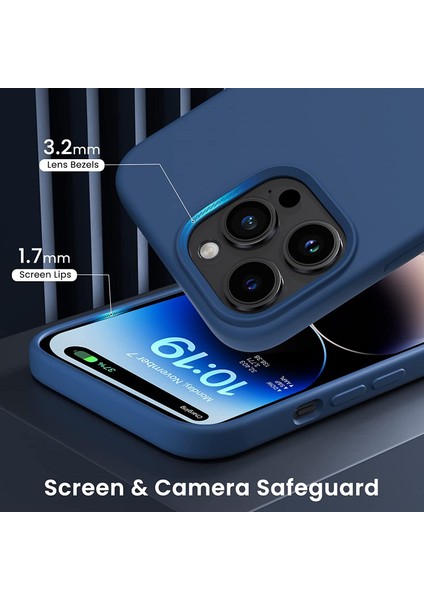 iPhone 12 Pro Max Kılıf Magsafe Wireless Şarj Özellikli Sıvı Jel Lansman Renkli Silikon
