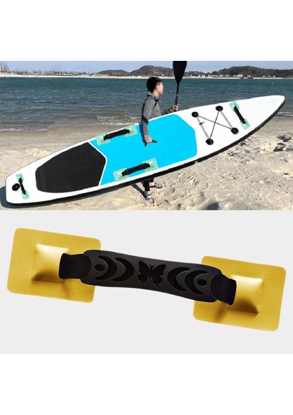 Şişirilebilir Kayık Kano Çanta Çanta Kapma Kolu Koltuklu Balıkçı Teknesi Kol Dayama Sarı 31 x 7 cm. (Yurt Dışından) indirimleri