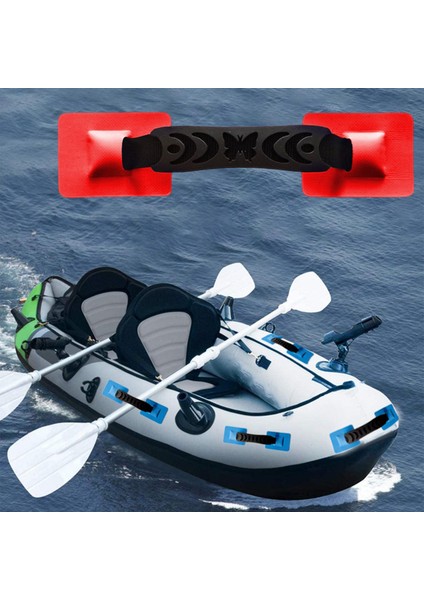 Şişirilebilir Tekneler İçin Tekne Tarafı Taşıma Kolları Kürek Tahtası Kayış Yaması Kırmızı 31 x 7 cm. (Yurt Dışından) fiyatları