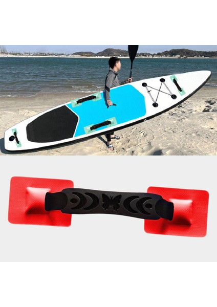 Şişirilebilir Tekneler İçin Tekne Tarafı Taşıma Kolları Kürek Tahtası Kayış Yaması Kırmızı 31 x 7 cm. (Yurt Dışından) fırsatları