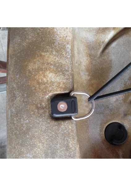 10 Kayak Tekne Bungee Bağlantı Döngüler Pad Göz Tokası ve 10 Güverte Takım D-Rings (Yurt Dışından) modelleri