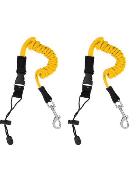 2x Elastik Bungee 140 cm. Tasma Sarı (Yurt Dışından)