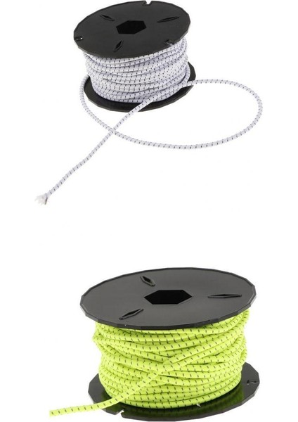 2 Adet Tıe Downs Hamakları İçin Elastik Şok Kablosu Halat (Yurt Dışından)