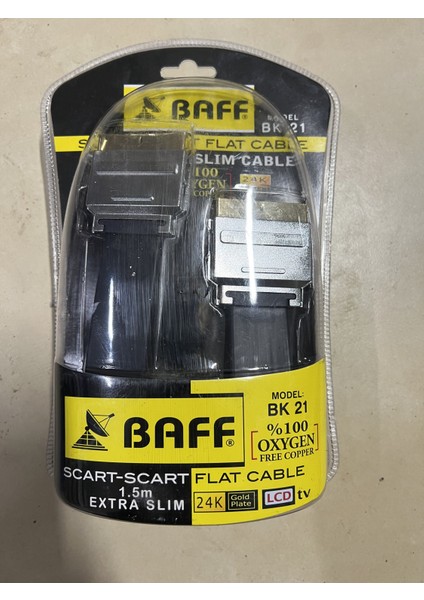 Bk 21 scart To Scart Kablo - 1.5m