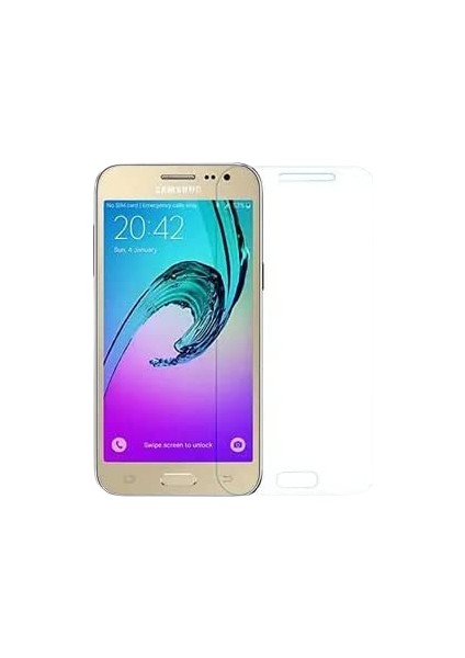 Samsung Galaxy J2 Ekran Koruyucu 9h Temperli Cam Sert