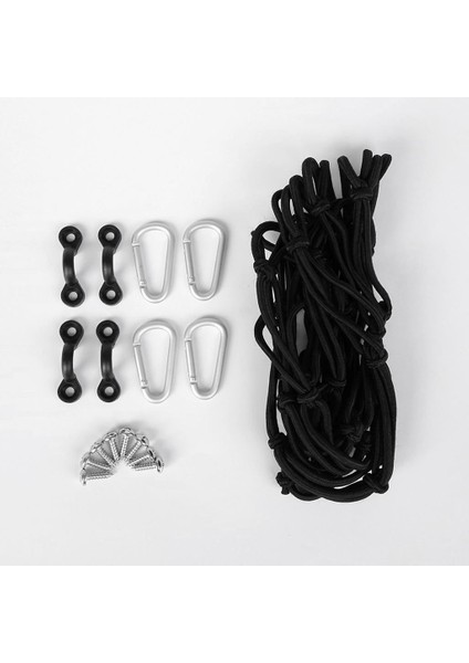 Süper Streç 40X40 cm. Siyah Bungee Güverte Kargo Kayak Kano Şişme (Yurt Dışından) modelleri