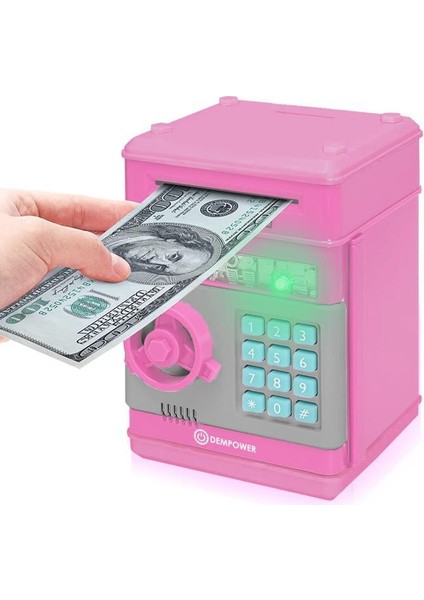 Dp-95 Şifreli Elektronik Kumbara Pembe