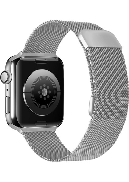 Apple Iwatch Metal Hasır 42-44-45 mm Gümüş Renk Saat Kordon fiyatları
