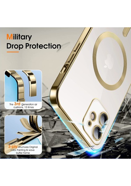 iPhone 11 6.1 Inç Uyumlu Kılıf Şeffaf Sararmaz Manyetik Magsafe Özellikli Wirelles modelleri