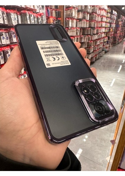Xiaomi Redmi Note 11 Pro Kılıf Alt Kamera Mercek Korumalı Parlak Renkli Logo Görünür Kapak
