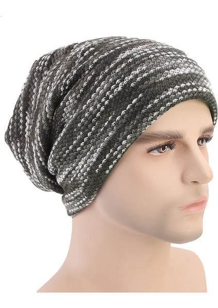 Çift Kumaş Kış Sıcak Renkli Skullies Kış Şapkası (Yurt Dışından) modelleri