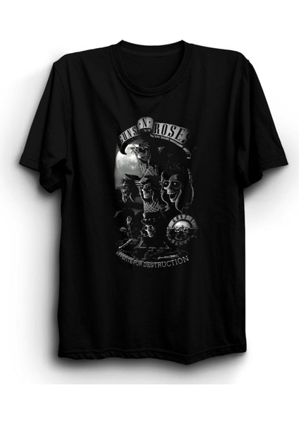 Guns N' Roses, Destruction, Rock Metal Tişört