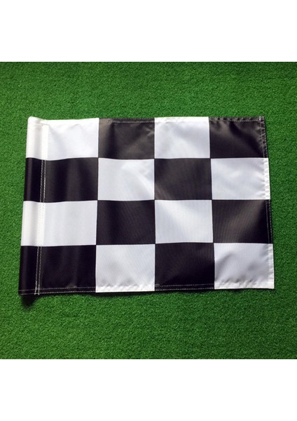 Golf Bayrağı Düzenleme Bayrağı Koyarak Yeşil Bayrak Bahçesi Açık Hava Sporları Siyah Beyaz (Yurt Dışından) fırsatları