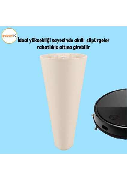 Napoli Lüks 14 Cm Krem Mobilya Kanepe Komidin Komodin Berjer Tv Ünitesi Koltuk Ayağı Ayakları