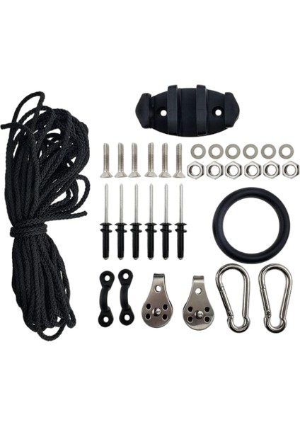 Kayak Ankraj Tramvay Kiti 30FT Halat Vidaları Fındık Su Spor Aksesuarları (Yurt Dışından)