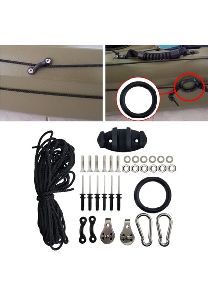 Kayak Ankraj Tramvay Kiti 30FT Halat Vidaları Fındık Su Spor Aksesuarları (Yurt Dışından) indirimleri