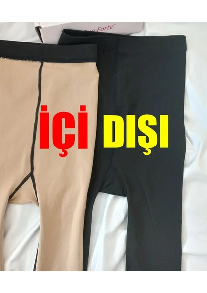 Ten Görünümlü Kışlık Termal Külotlu Çorap / Pantyhouse-Calze&donna fırsatları