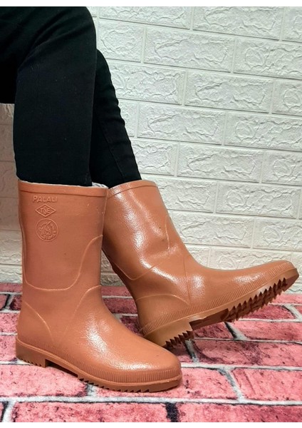 Krep 28 Cm Kısa Içi Miflonlu Çizme